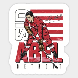 Sid Abel Detroit Homage Sticker